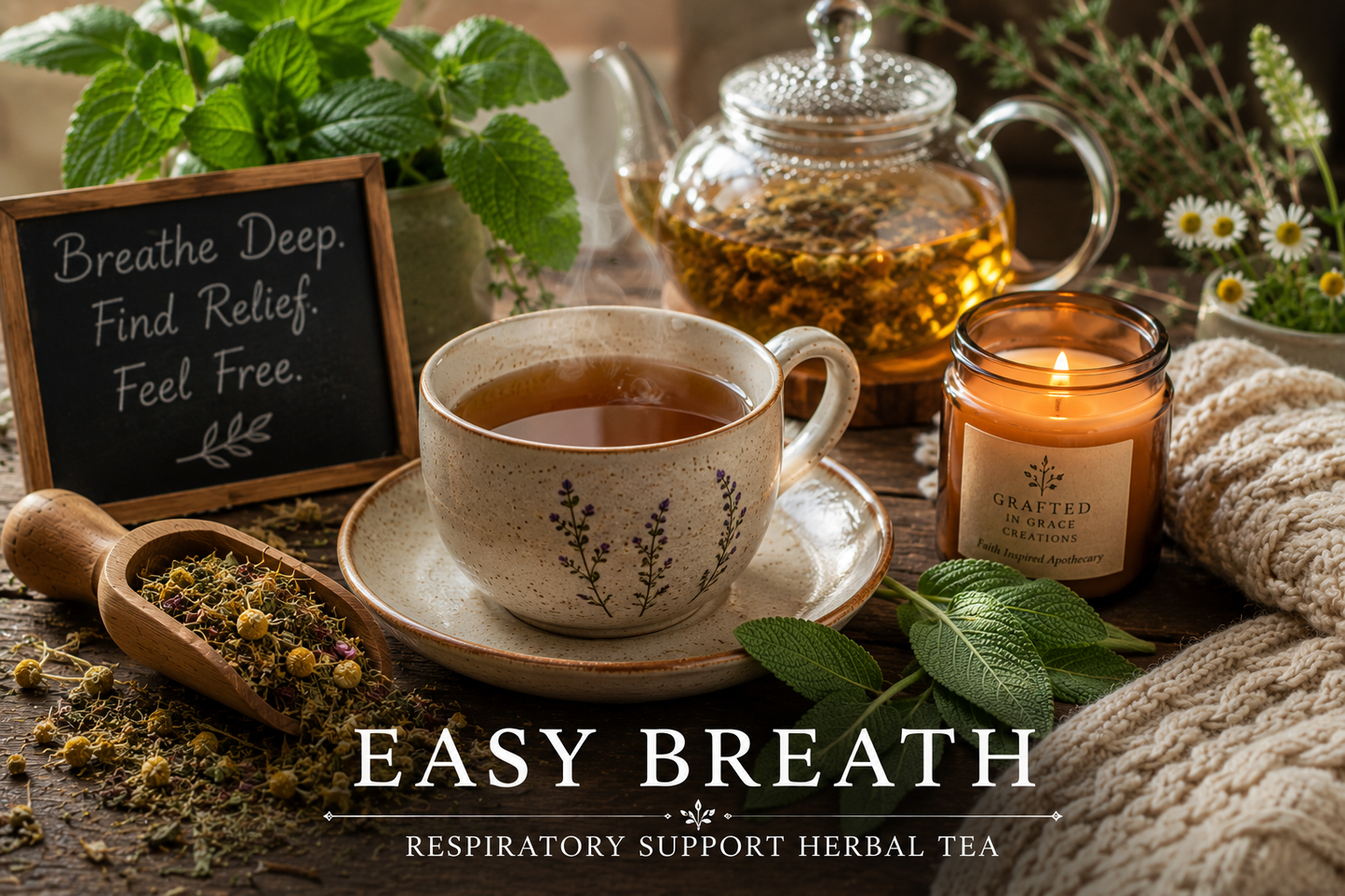 EASY BREATH - Respiratory Support Herbal Tea