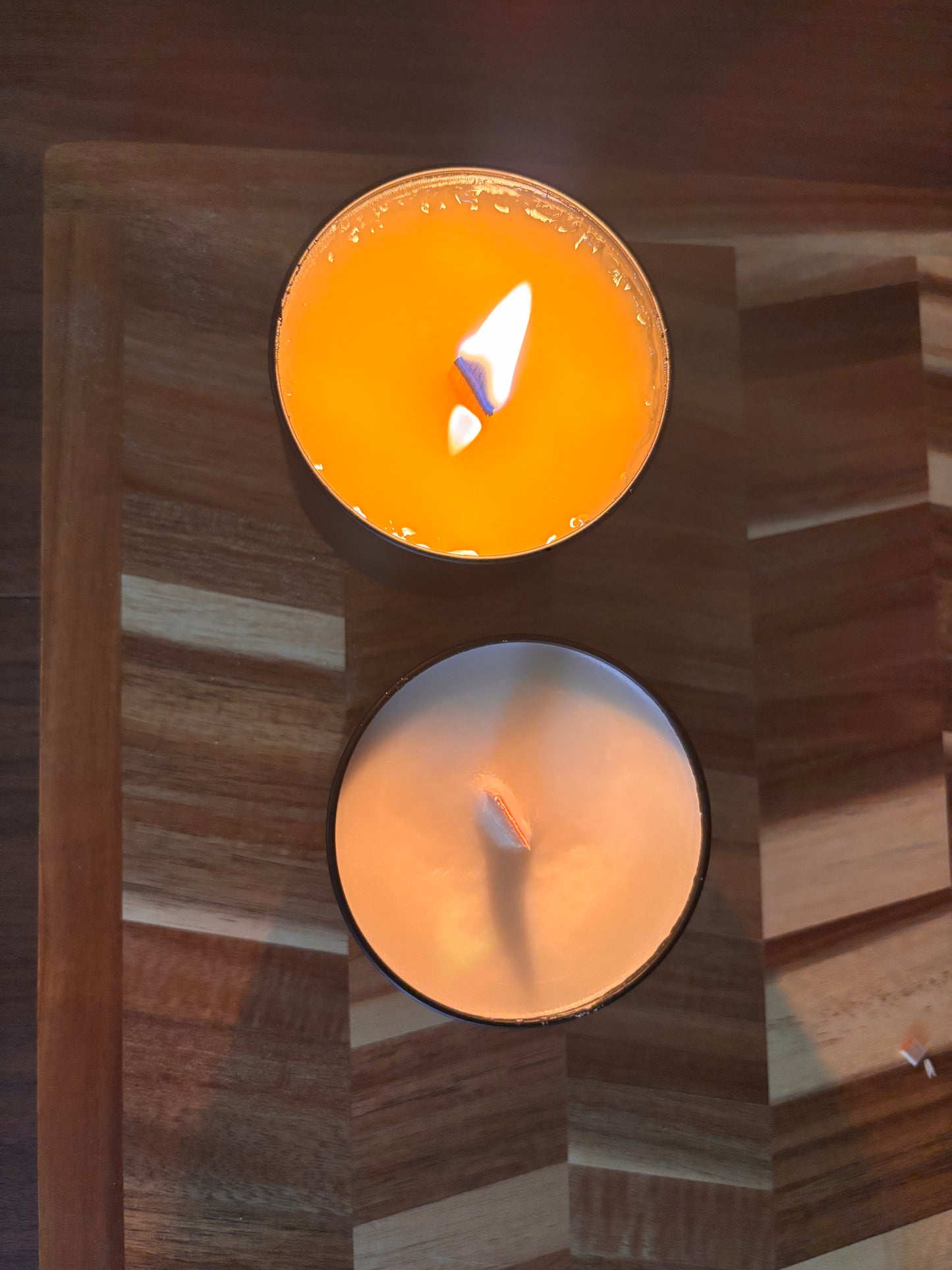 Homemade Tallow and Beeswax Candles