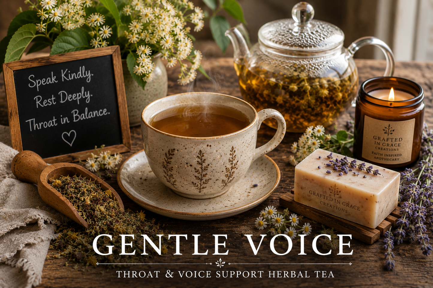 GENTLE VOICE - Throat & Vocal Support Herbal Tea
