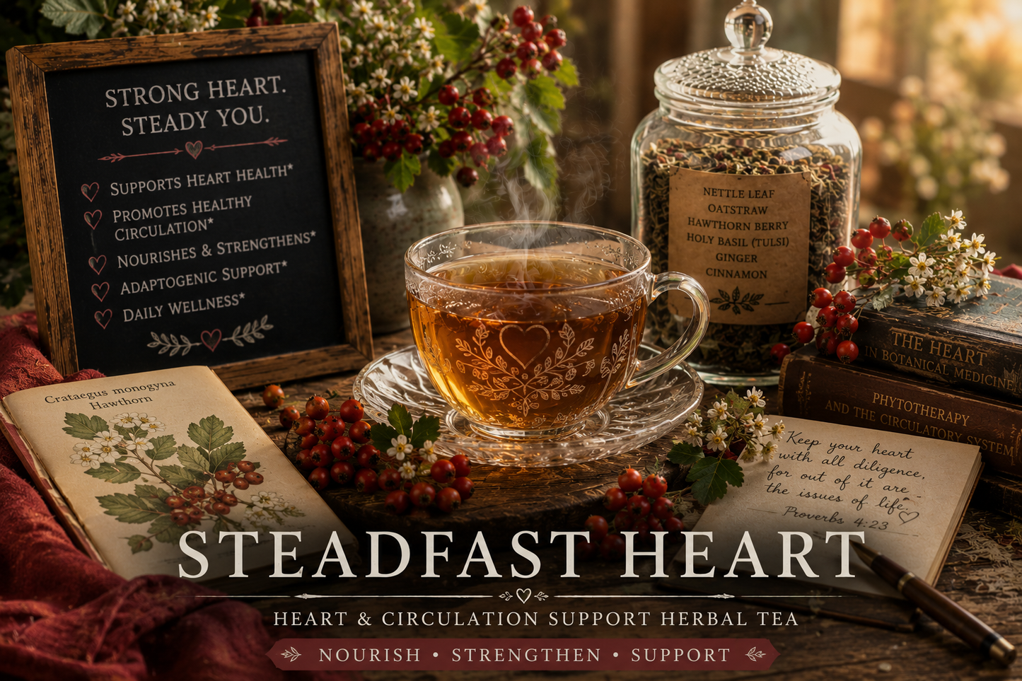 STEADFAST HEART - Heart Wellness Herbal Tea