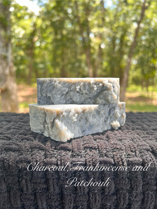 Frankincense and patchouli soap
