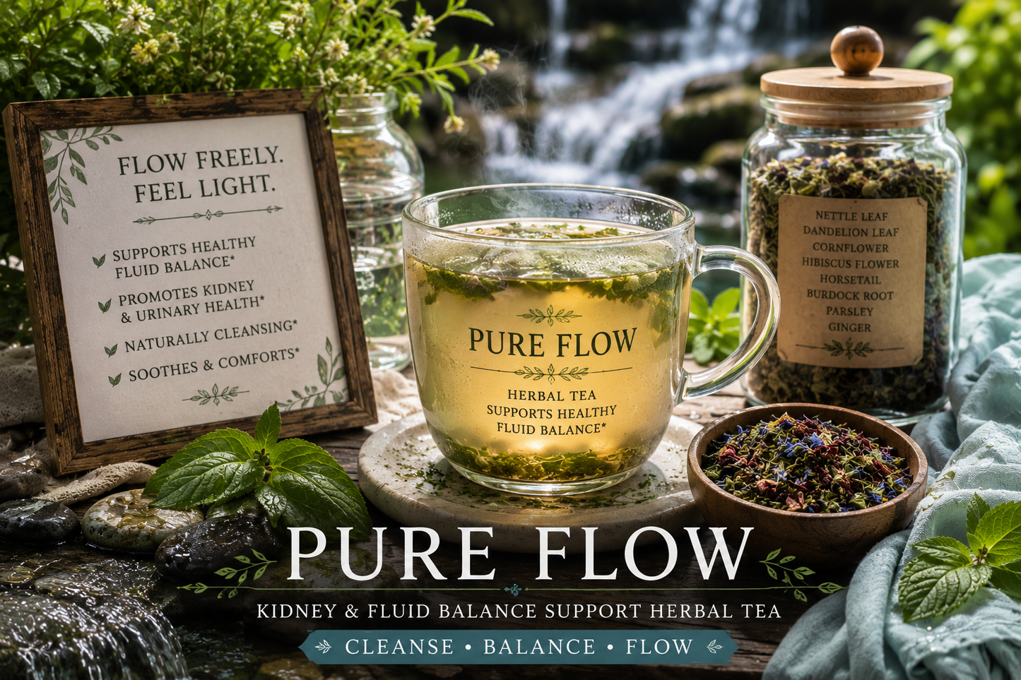 PURE FLOW - Urinary Wellness Herbal Tea