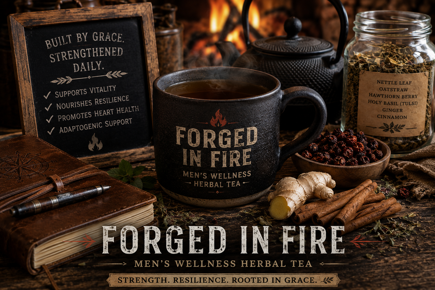Forged in Fire Men's Wellness Herbal Tea